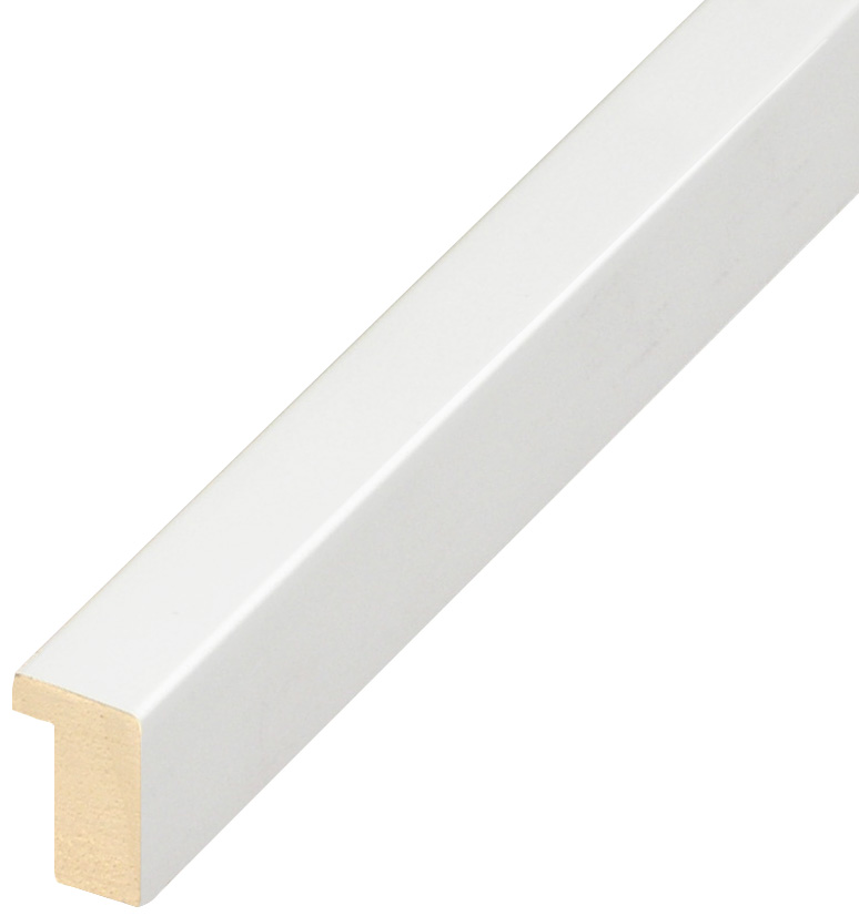 Baguette ajous, larg.12mm, haut.20mm - blanche - 11BIANCO