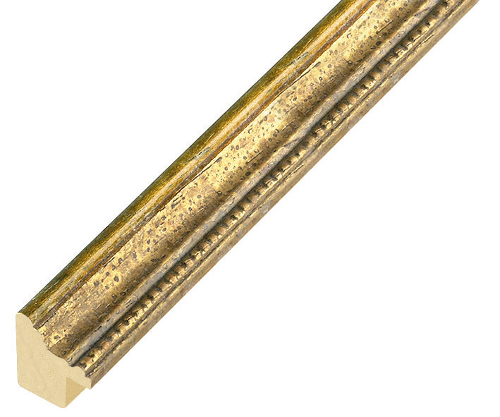 Baguette ayous 15mm larg. 18mm haut. - Or - 213GOLD