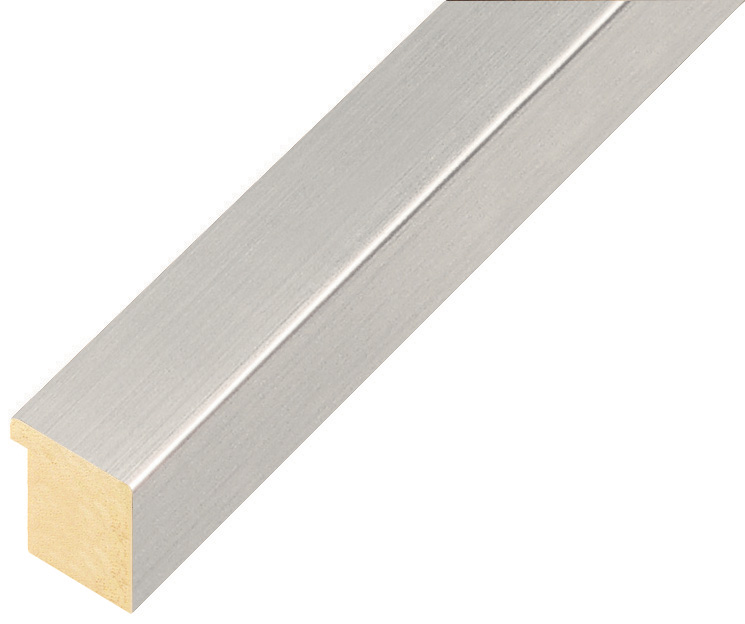 Baguette ayous, larg.20mm haut.20 - argent - 26ARG