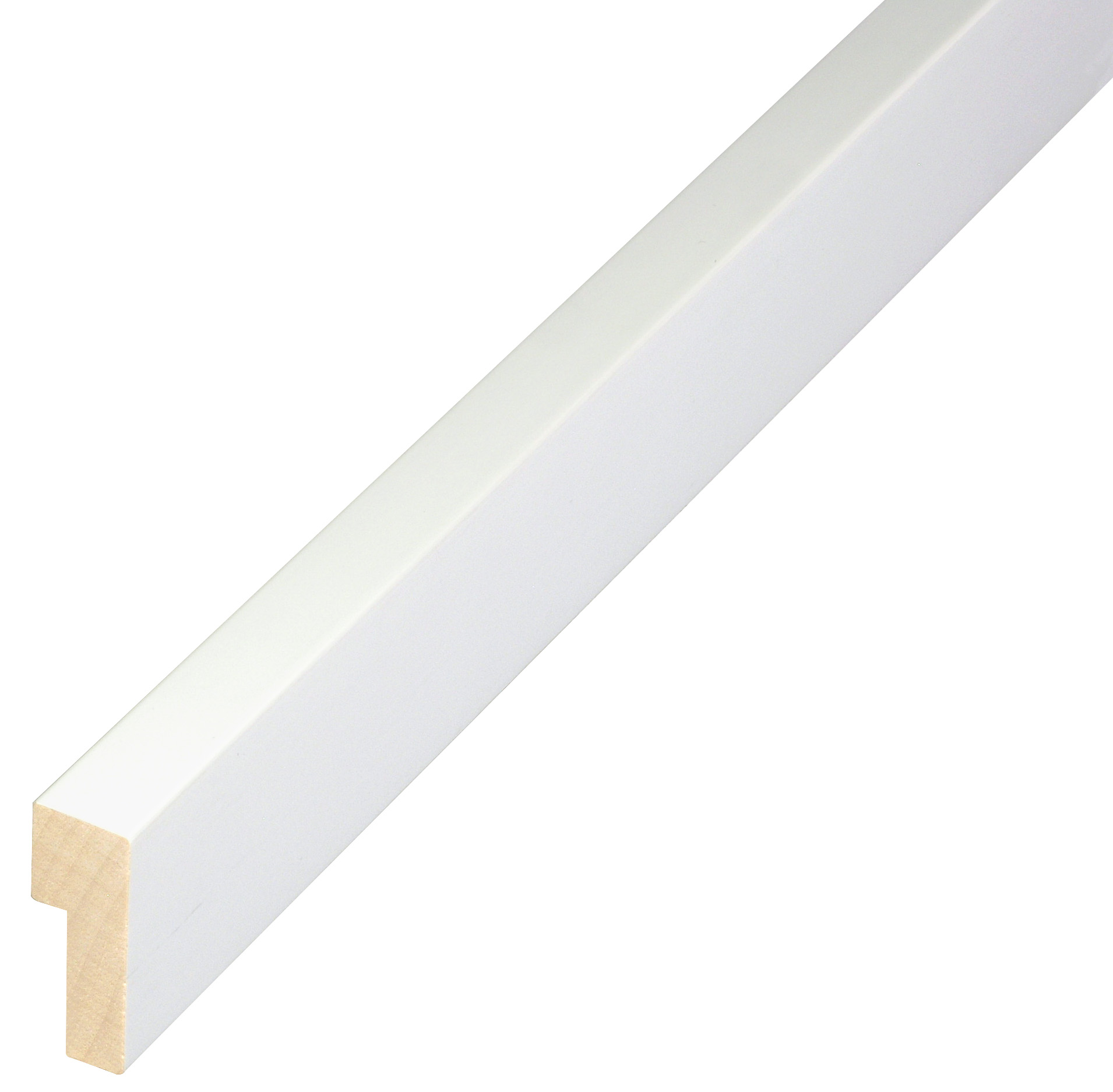 Baguette ajous, larg.15mm, haut.40mm - Blanc - 726BIANCO