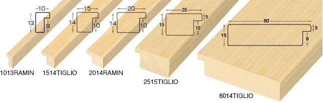 Baguette ramin brut - larg.10mm - haut.13mm