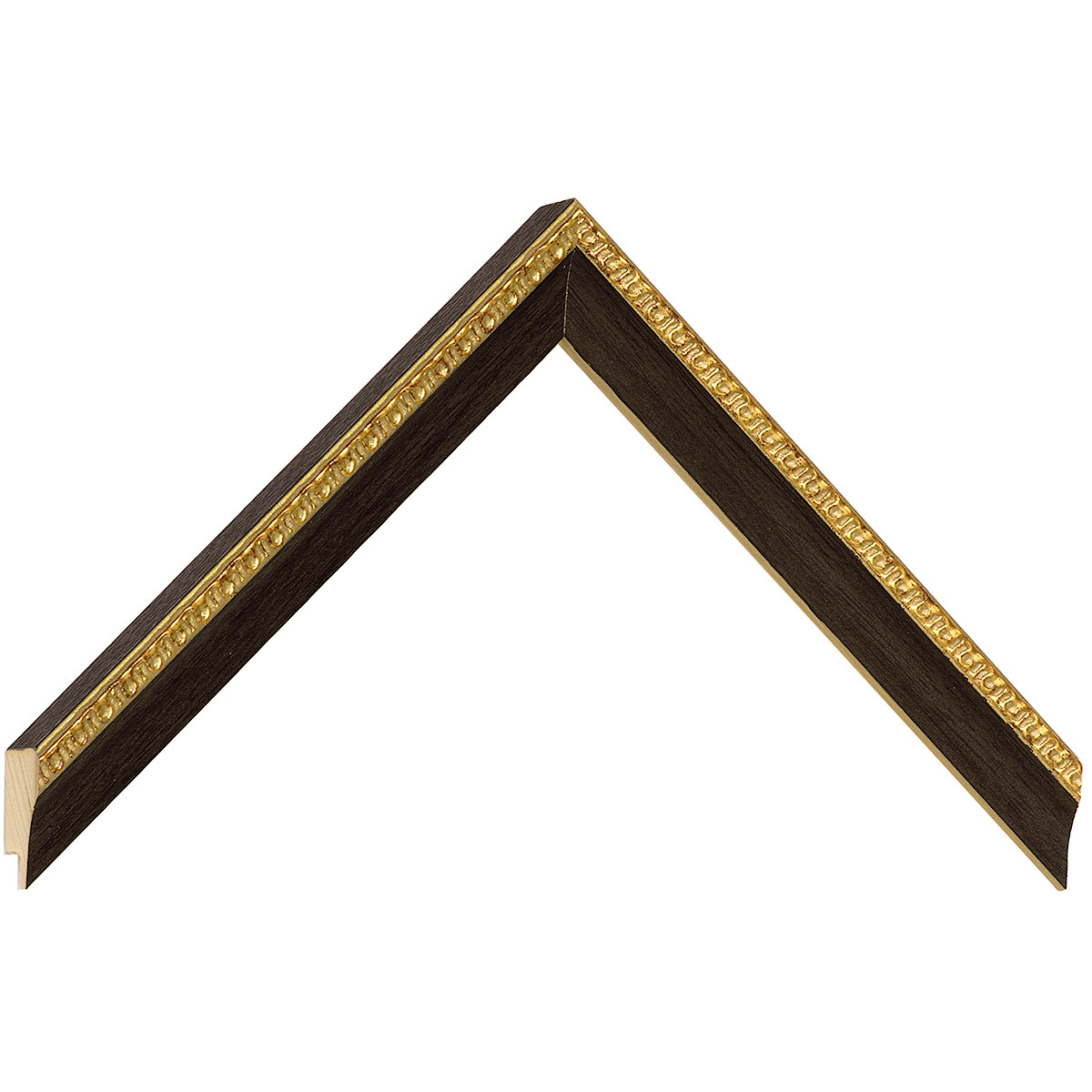 Baguette pin jointé - arg.20mm haut.20 - Noir -  Échantillons