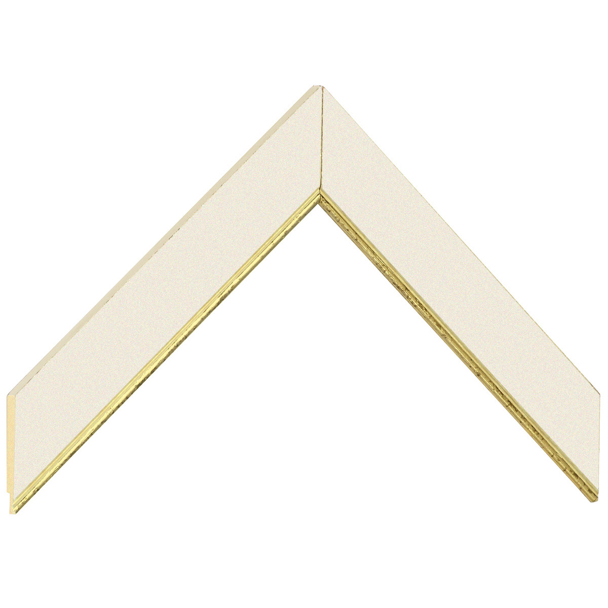 Baguette pin jointé, larg.31mm, haut.10mm - crème fil or -  Échantillons